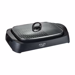 Adler AD 6610, 3000 W, Grill, Electrique, 2 zone(s), Dessus de table, Grille de cuisson + plaque de cuisson