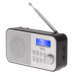 Camry Premium CR 1179, Portable, Analogique et numérique, DAB, DAB+, FM, LCD, Bleu, Micro-USB