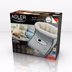 Adler AD 7432 couverture et coussin chauffant Couverture chauffante électrique 100 W Gris, Blanc Peluche, Laine synthétique - Vue supplémentaire 4
