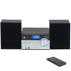 Camry Premium CR 1173 Système stéréo portable Analogique et numérique 10 W AM, FM Noir, Argent Lecture de MP3
