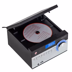 Camry Premium CR 1173 Système stéréo portable Analogique et numérique 10 W AM, FM Noir, Argent Lecture de MP3 - Vue supplémentaire 4