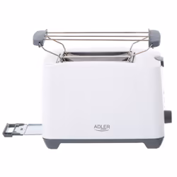 Adler AD 3216 grille-pain 2 part(s) 1000 W Gris, Blanc - Vue supplémentaire 4