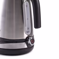 Camry Premium CR 1291 bouilloire 1,7 L 2200 W Noir, Acier inoxydable