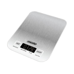Mesko Home MS 3169 escabeaux de cuisine Acier inoxydable, Blanc Comptoir Rectangle Balance de ménage électronique