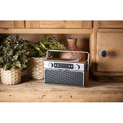 Camry Premium Radio CR 1183 Portable Numérique Aluminium, Noir, Bois - Vue supplémentaire 7