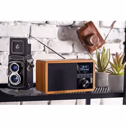 Adler AD 1184 Radio portable Numérique Noir, Bois - Vue supplémentaire 10