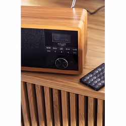 Adler AD 1184 Radio portable Numérique Noir, Bois - Vue supplémentaire 11