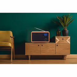 Adler AD 1184 Radio portable Numérique Noir, Bois - Vue supplémentaire 8