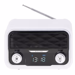 Adler AD 1185 Radio portable Blanc