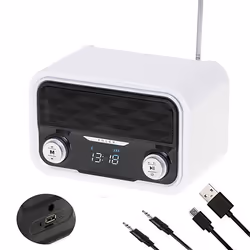Adler AD 1185 Radio portable Blanc - Vue supplémentaire 5