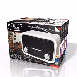 Adler AD 1185 Radio portable Blanc - Vue supplémentaire 6