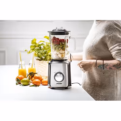 Mesko Home MS 4080 blender 1,5 L Mélangeur de table 1200 W Myrtille, Acier, Transparent - Vue supplémentaire 10