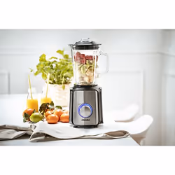 Mesko Home MS 4080 blender 1,5 L Mélangeur de table 1200 W Myrtille, Acier, Transparent - Vue supplémentaire 11