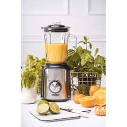 Mesko Home MS 4080 blender 1,5 L Mélangeur de table 1200 W Myrtille, Acier, Transparent - Vue supplémentaire 12