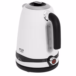 Adler AD 1295w bouilloire 1,7 L 2200 W Noir, Blanc