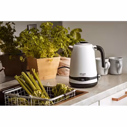 Adler AD 1295w bouilloire 1,7 L 2200 W Noir, Blanc - Vue supplémentaire 7