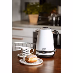 Adler AD 1295w bouilloire 1,7 L 2200 W Noir, Blanc - Vue supplémentaire 8