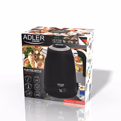 Adler AD 1295b bouilloire 1 L 2200 W Noir, Acier inoxydable - Vue supplémentaire 8