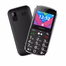 myPhone Halo C Noir Téléphone pour seniors