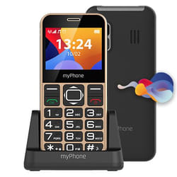 myPhone Halo 3 Noir, Or Téléphone pour seniors