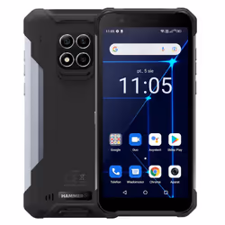 myPhone Hammer Construction, 15,2 cm (6"), 6 Go, 128 Go, 16 MP, Android 12, Noir, Argent