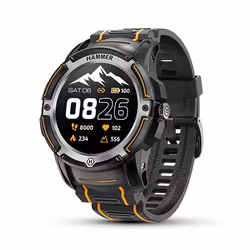 myPhone HAMMER Watch Plus, 3,43 cm (1.35"), AMOLED, Écran tactile, GPS (satellite), 48 g