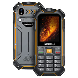HAMMER Boost 2 LTE 6,1 cm (2.4") 241 g Noir, Jaune Téléphone robuste