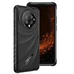 Smartphone incassable Android 14 Écran 656 Batterie 6050mAh Hammer Noir