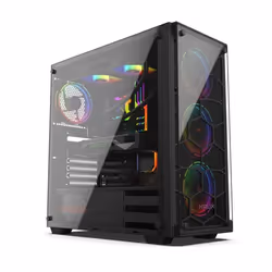 KRUX KRX0007, Bureau, PC, Noir, ATX, Jouer, 16,5 cm