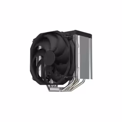 SilentiumPC Fortis 5, Refroidisseur d'air, 14 cm, Noir, Gris, Acier