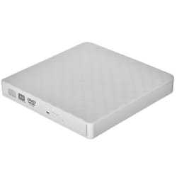 Lecteur DVD optique externe - KRUX - Graveur DVD blanc - USB - Support MDISC - Compatible DVD