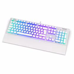 ENDORFY Omnis, Avec fil, USB, Clavier mécanique, QWERTZ, LED RGB, Blanc
