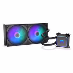 ENDORFY Navis F280 ARGB, Refroidisseur de liquide tout-en-un, 14 cm, 250 tr/min, 1800 tr/min, Noir