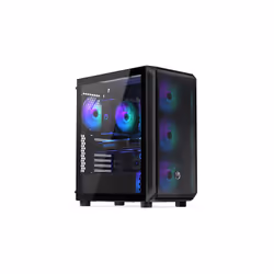ENDORFY Arx 500 ARGB, PC, Noir, ATX, ITX, micro ATX, Verre trempé, Jouer, Ventilateur