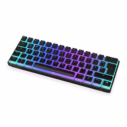 ENDORFY Thock Compact, Avec fil &sans fil, FR sans fil +USB, Clavier mécanique, QWERTZ, LED RGB, Noir