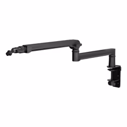 ENDORFY EY0A009, Pied de micro de radiodiffusion, Support pour bureau, Noir, 3/8 5/8", 18,2 cm, 77 cm