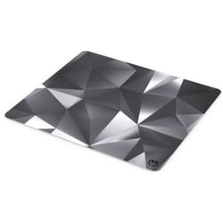 ENDORFY Crystal Black L Tapis de souris de jeu Noir, Blanc