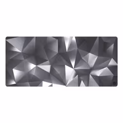 ENDORFY Crystal Black XL Tapis de souris de jeu Noir, Gris, Blanc