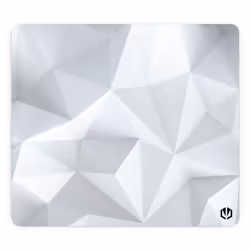 ENDORFY Crystal Onyx White L Tapis de souris de jeu Noir, Blanc