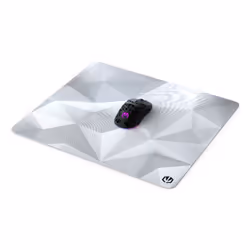 ENDORFY Crystal Onyx White L Tapis de souris de jeu Noir, Blanc - Vue supplémentaire 7