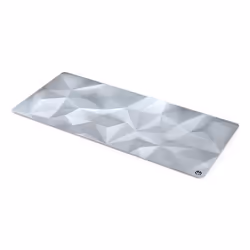 ENDORFY Crystal Onyx White XL, Noir, Blanc, Motif, Tissu, Caoutchouc, Base antidérapante, Tapis de souris de jeu