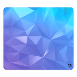 ENDORFY Crystal Blue L Tapis de souris de jeu Noir, Bleu