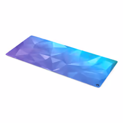 ENDORFY Crystal Blue XL, Noir, Bleu, Motif, Tissu, Caoutchouc, Base antidérapante, Tapis de souris de jeu
