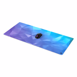 ENDORFY Crystal Blue XL Tapis de souris de jeu Noir, Bleu