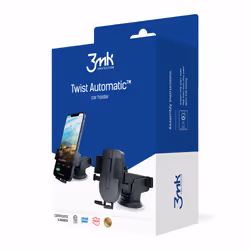 3MK Twist Automatic Car Holder Support passif Mobile/smartphone Noir - Vue supplémentaire 6