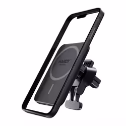 3MK HARDY MagCharger Téléphone portable Noir USB Recharge sans fil Charge rapide Auto
