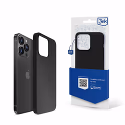 3MK Silicone Case, iPhone 13 Pro, Noir