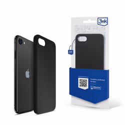 3MK Silicone Case, iPhone 7/8/SE 2020/2022, Noir