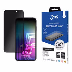 3MK HardGlass Max Privacy, iPhone 15 Pro, 1 pièce(s)