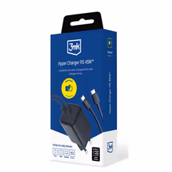 3MK Hyper Charger Universel Noir Secteur Charge rapide Intérieure